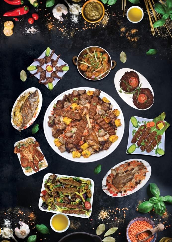Ariana Kabab Afghan and Pakistani cuisine including mixed BBQ, karahi, chapli kabab and pulao